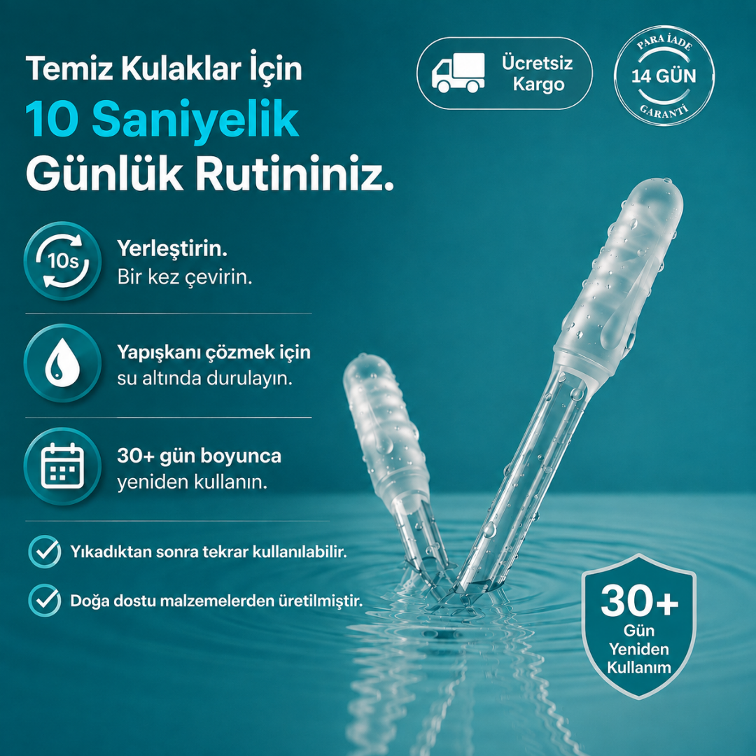 Arvellas™ Yapışkanlı Kulak Temizleme Çubuğu