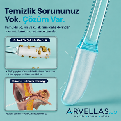 Arvellas™ Yapışkanlı Kulak Temizleme Çubuğu